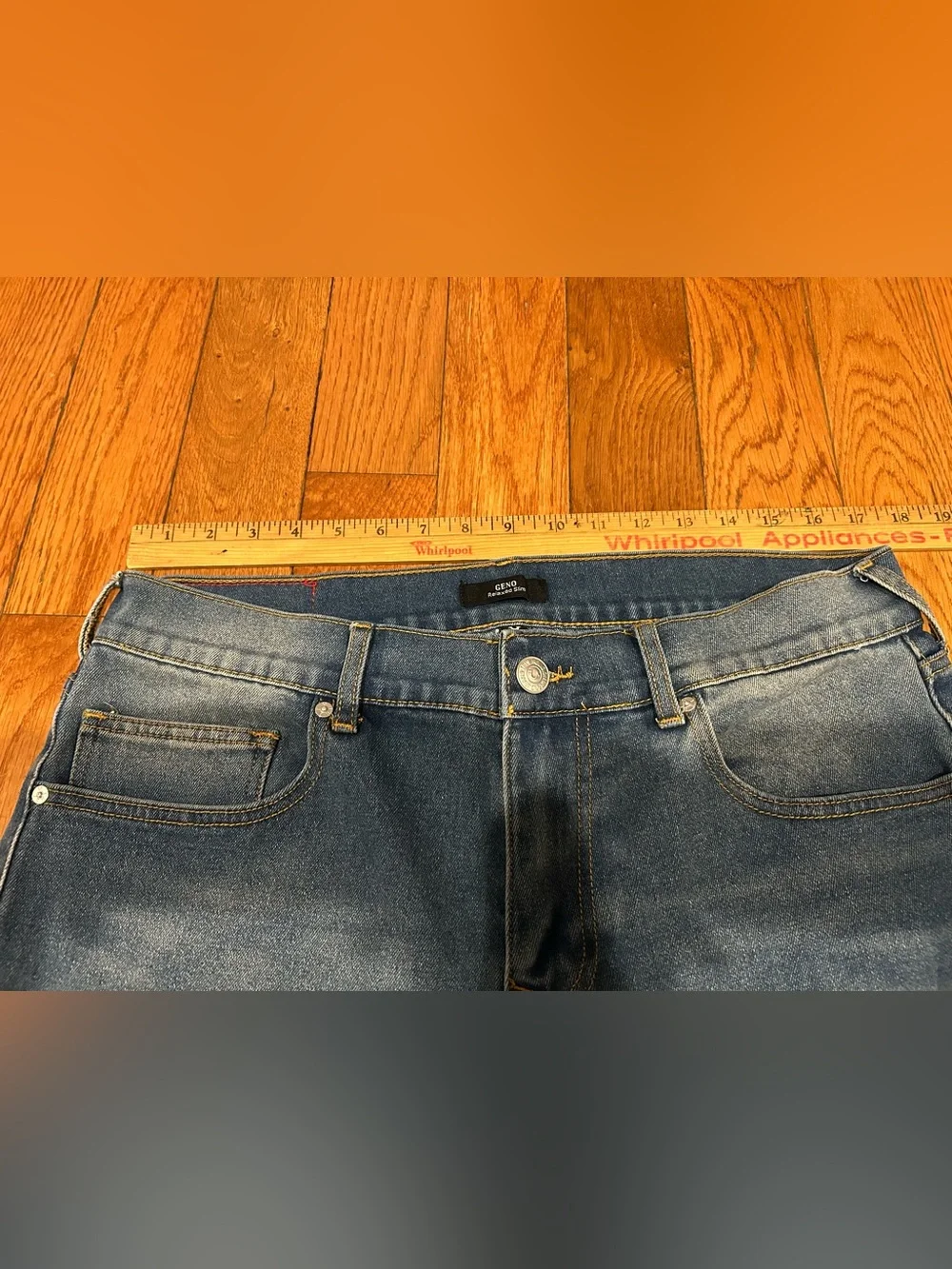 True Religion Geno Relaxed Slim Jeans Men's 33 Blue‎ Denim Wash Casual Pants Y2K